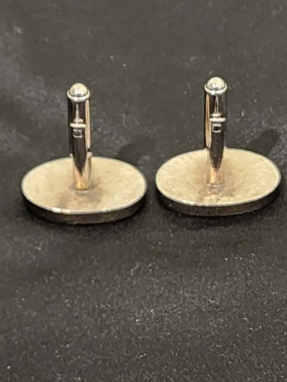 Vintage Silver-Toned Horse-Drawn Carriage Cufflinks & Tie Clip
